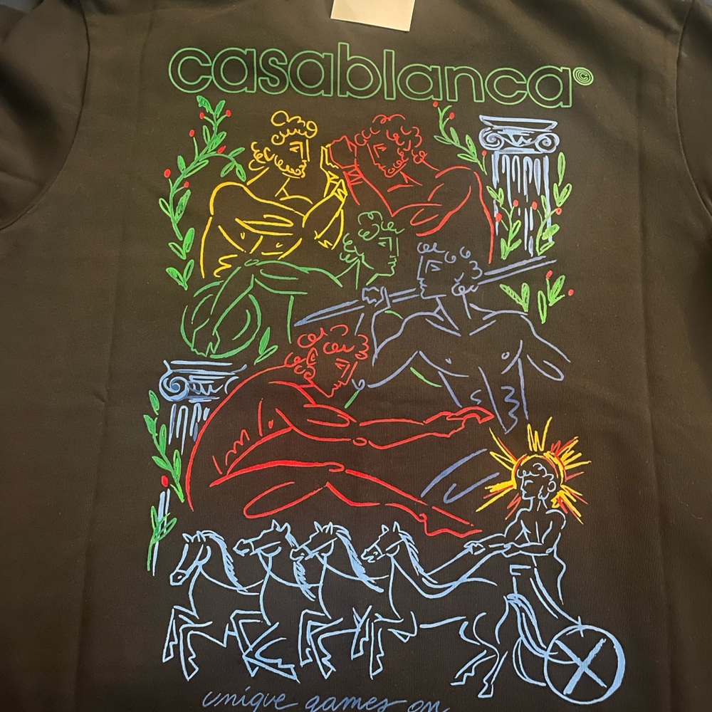 Casablanca Graphic Tee in Black